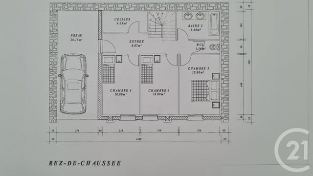 maison à vendre - 1 pièce - 90.0 m2 - COURCELLES SUR VIOSNE - 95 - ILE-DE-FRANCE - Century 21 Osmose