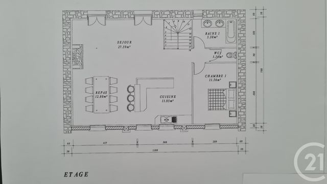 maison à vendre - 1 pièce - 90.0 m2 - COURCELLES SUR VIOSNE - 95 - ILE-DE-FRANCE - Century 21 Osmose